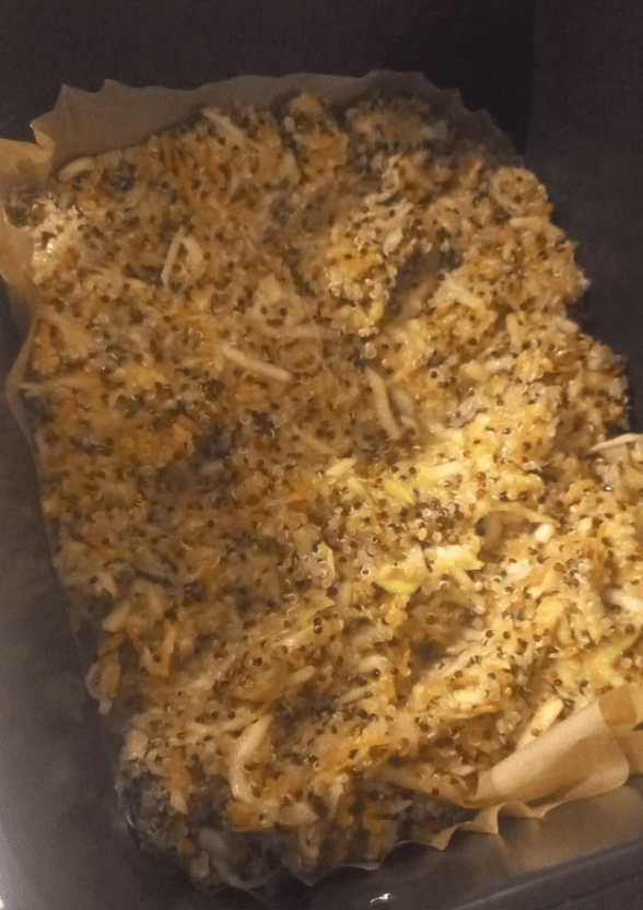 galette de quinoa et légume airfryer